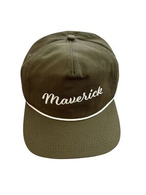 Concho Maverick Rope Hat Olive Green Embroidered Snapback Baseball Cap Austin